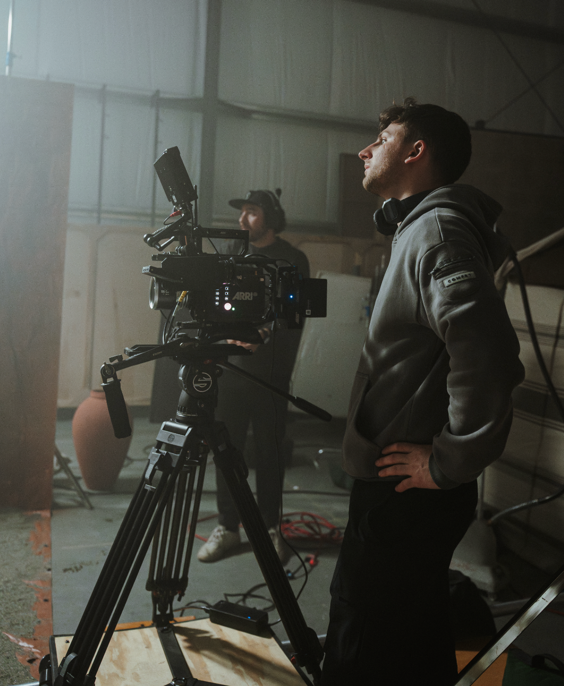 Capture Films crew operating cinema camera on location